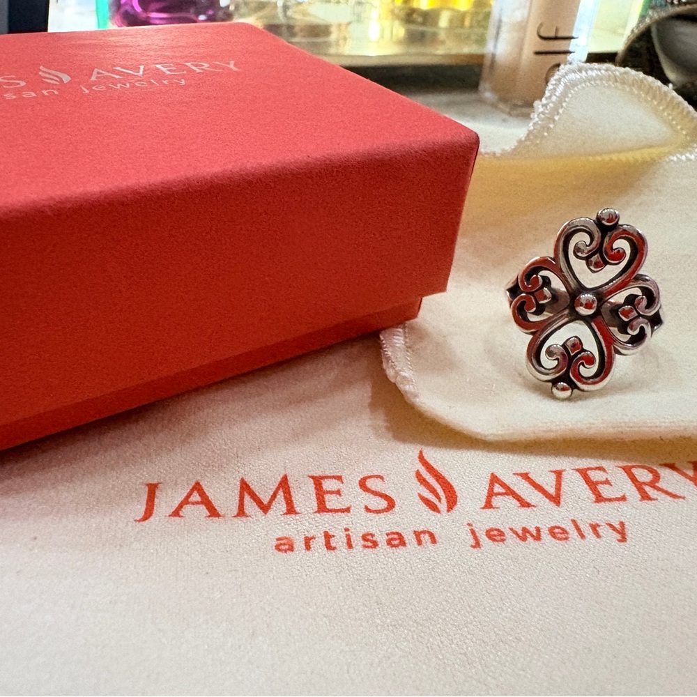 James Avery Adorned Hearts Ring